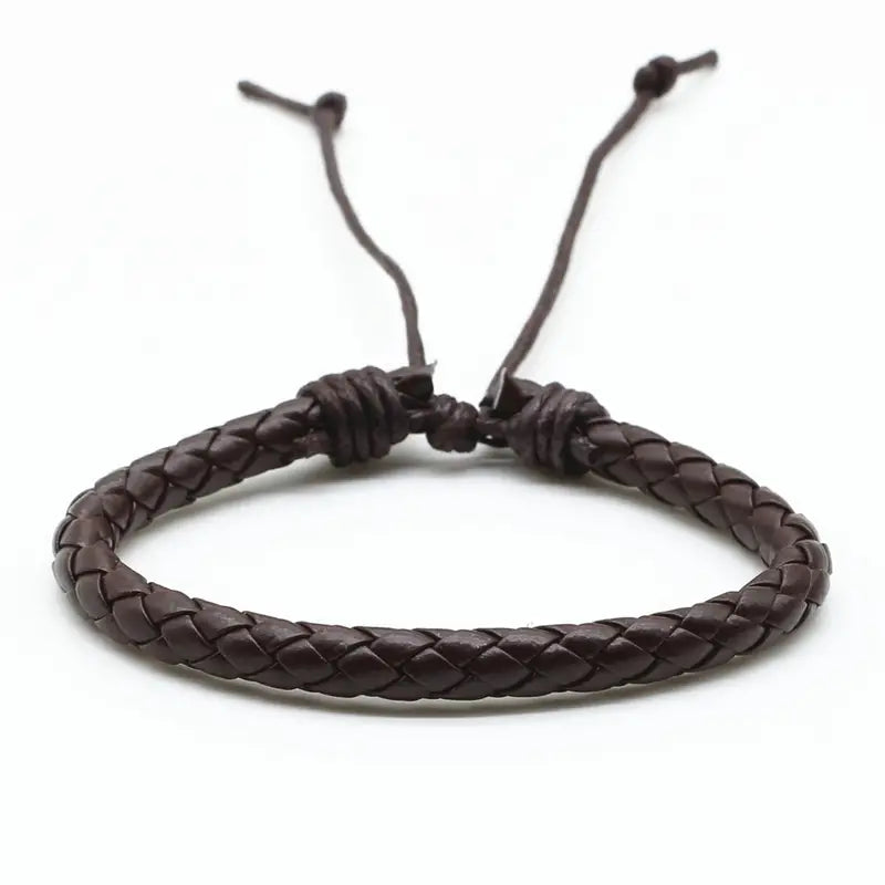 Vintage Leather Woven Bracelets