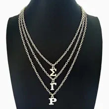 Sigma Gamma Rho Multilayer Necklace