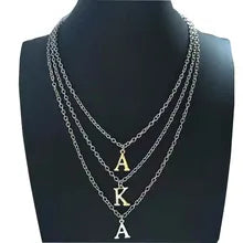 Alpha Kappa Alpha Multilayer Necklace