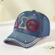 ΔΣΘ Delta Sigma Theta Rhinestone Baseball Cap