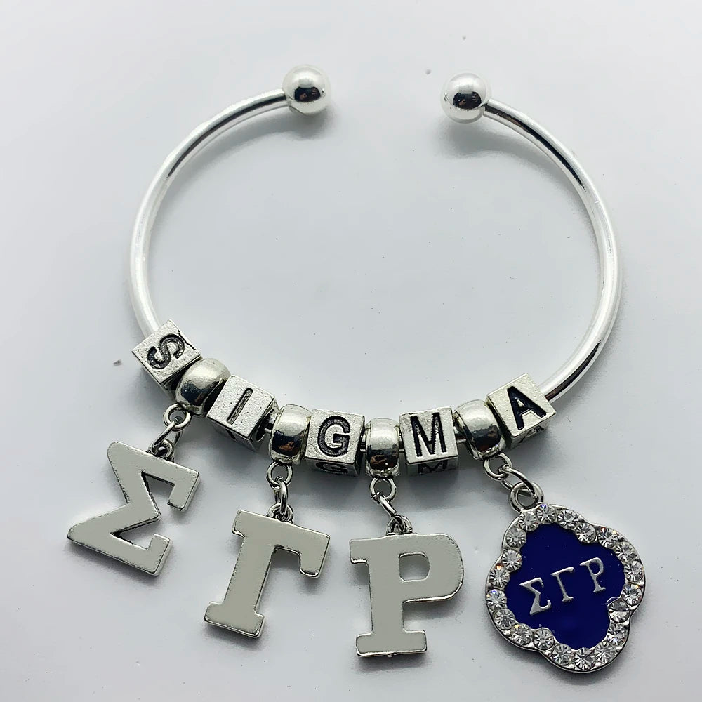 Sigma Gamma Rho Charm Bracelet "Sigma"