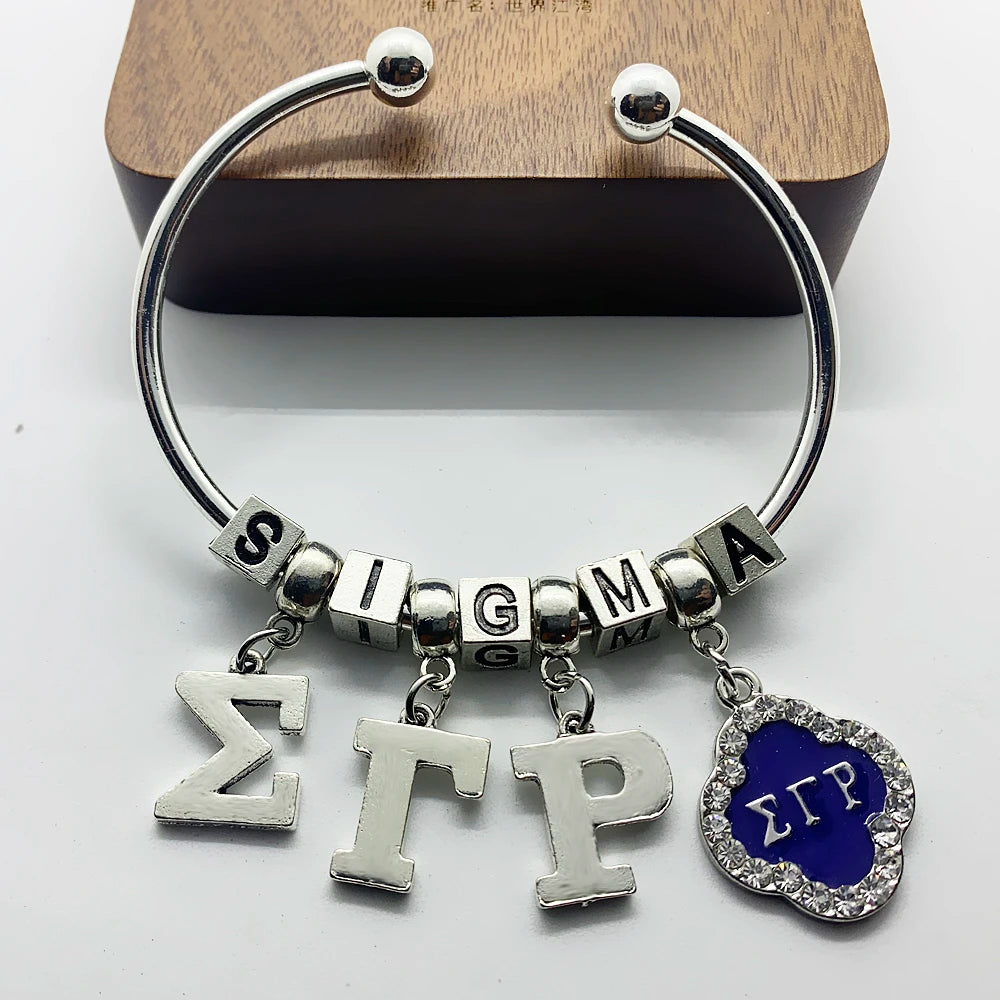 Sigma Gamma Rho Charm Bracelet "Sigma"