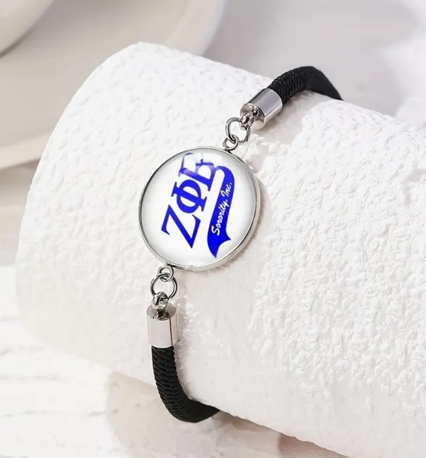 Zeta Phi Beta Rope Bracelet