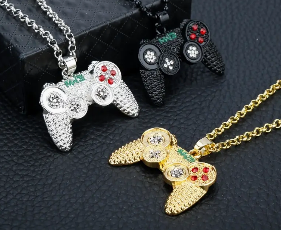 Bling Game Console Pendant Necklace