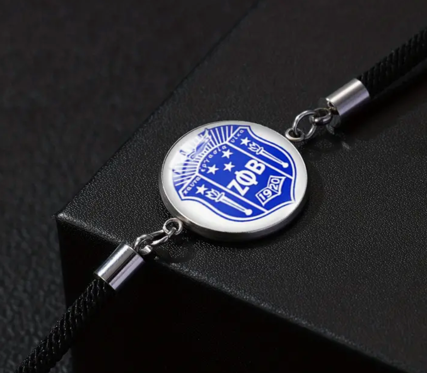 Zeta Phi Beta Rope Bracelet